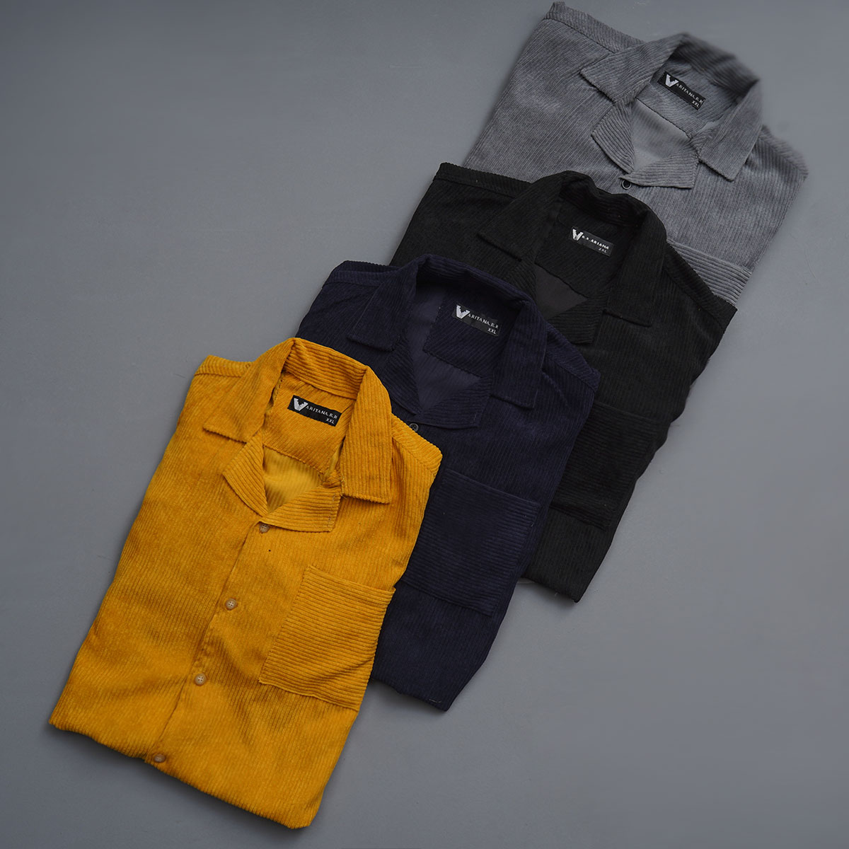 پیراهن مردانه کبریتی طوسی مدل Behtash