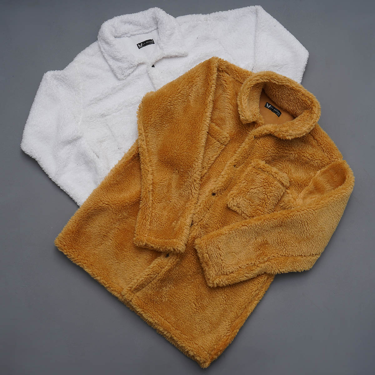 ژاکت مردانه جیب دار سفید مدل TEDI