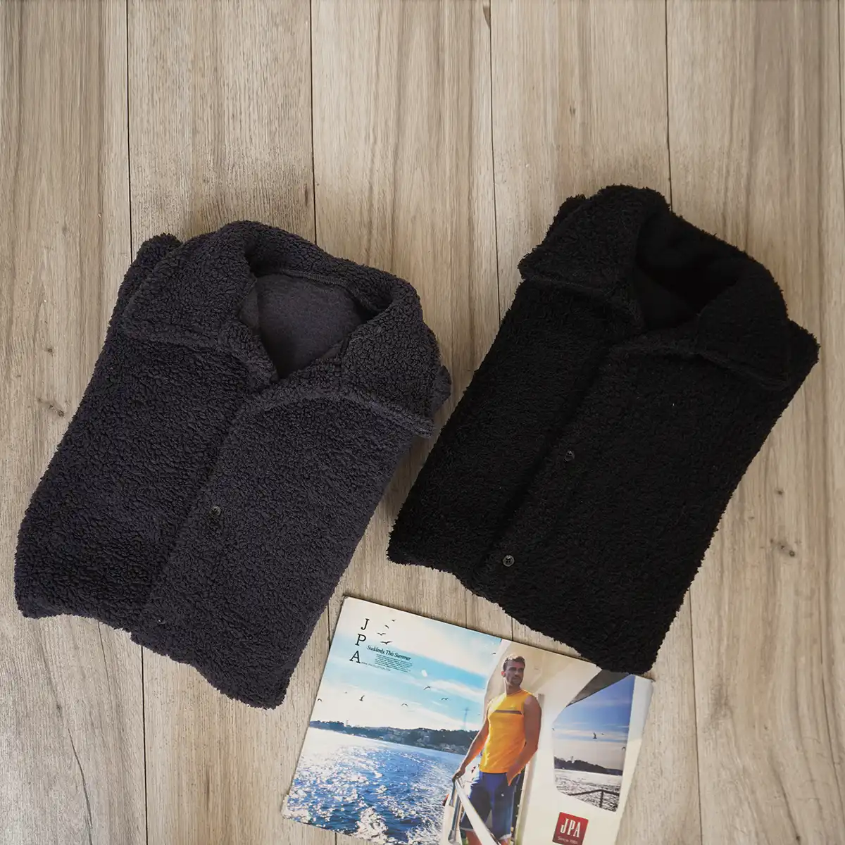 ژاکت مردانه مشکی مدل Tedi