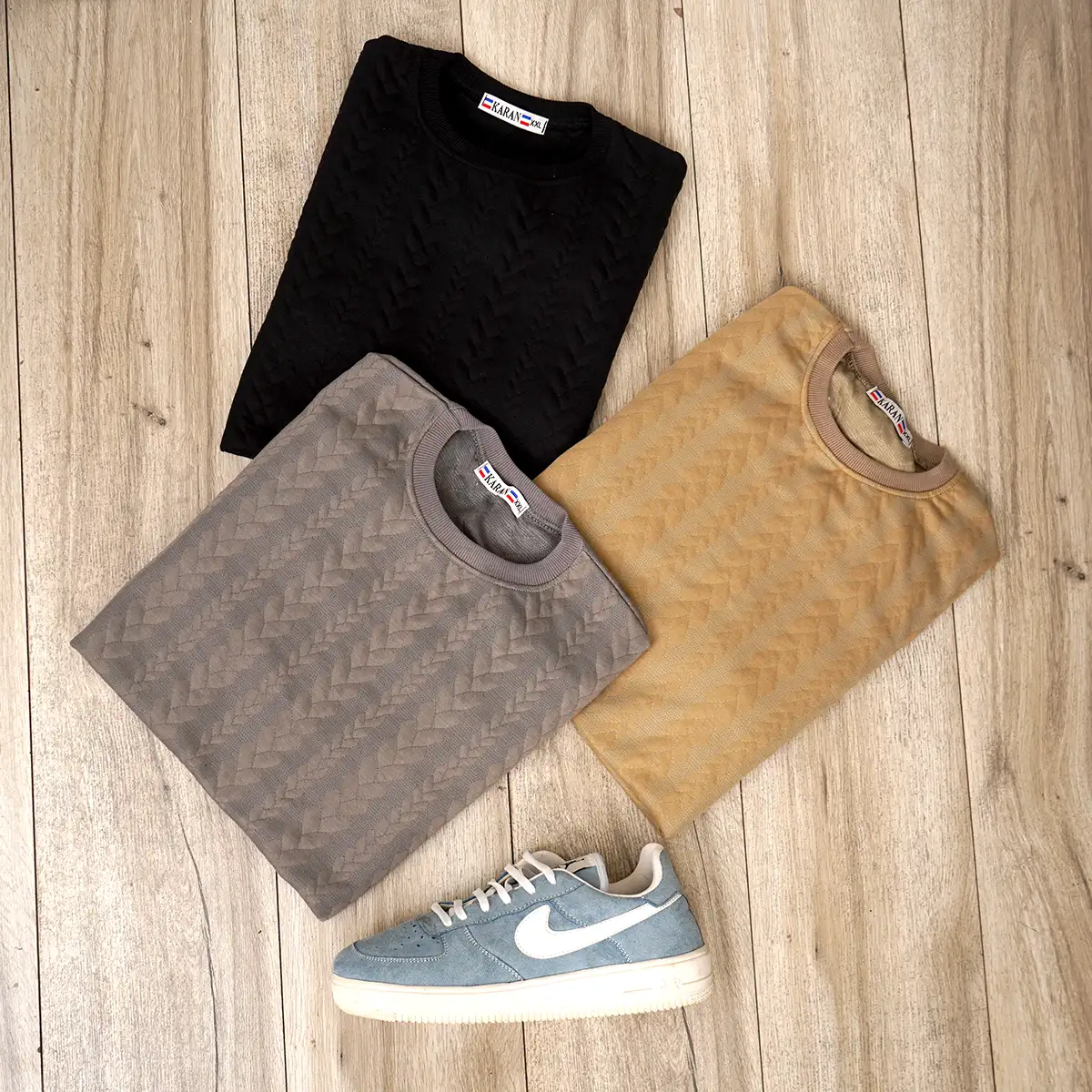 بلوز مردانه مشکی مدل R83