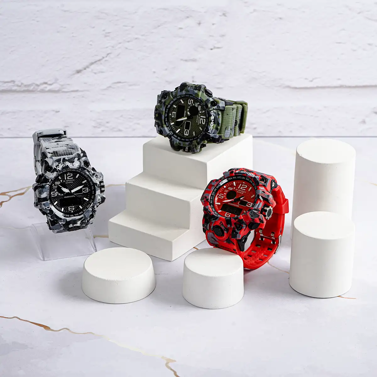 ساعت اسپرت G-SHOCK سه سنسوره طرح ارتشی سبز Army