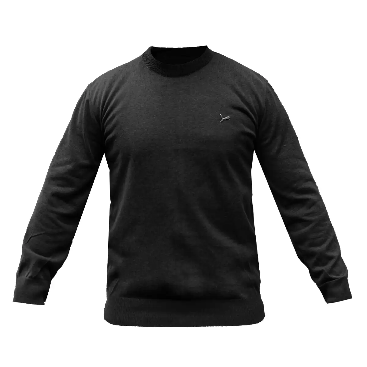 پلیور یقه گرد پوما مشکی مدل Danyal