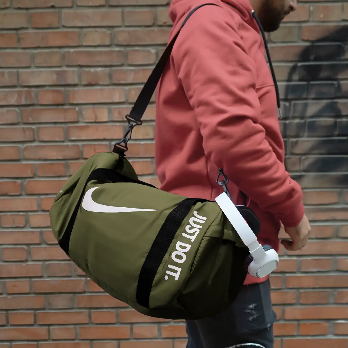 کیف ورزشی نایک سبز مدل jenga