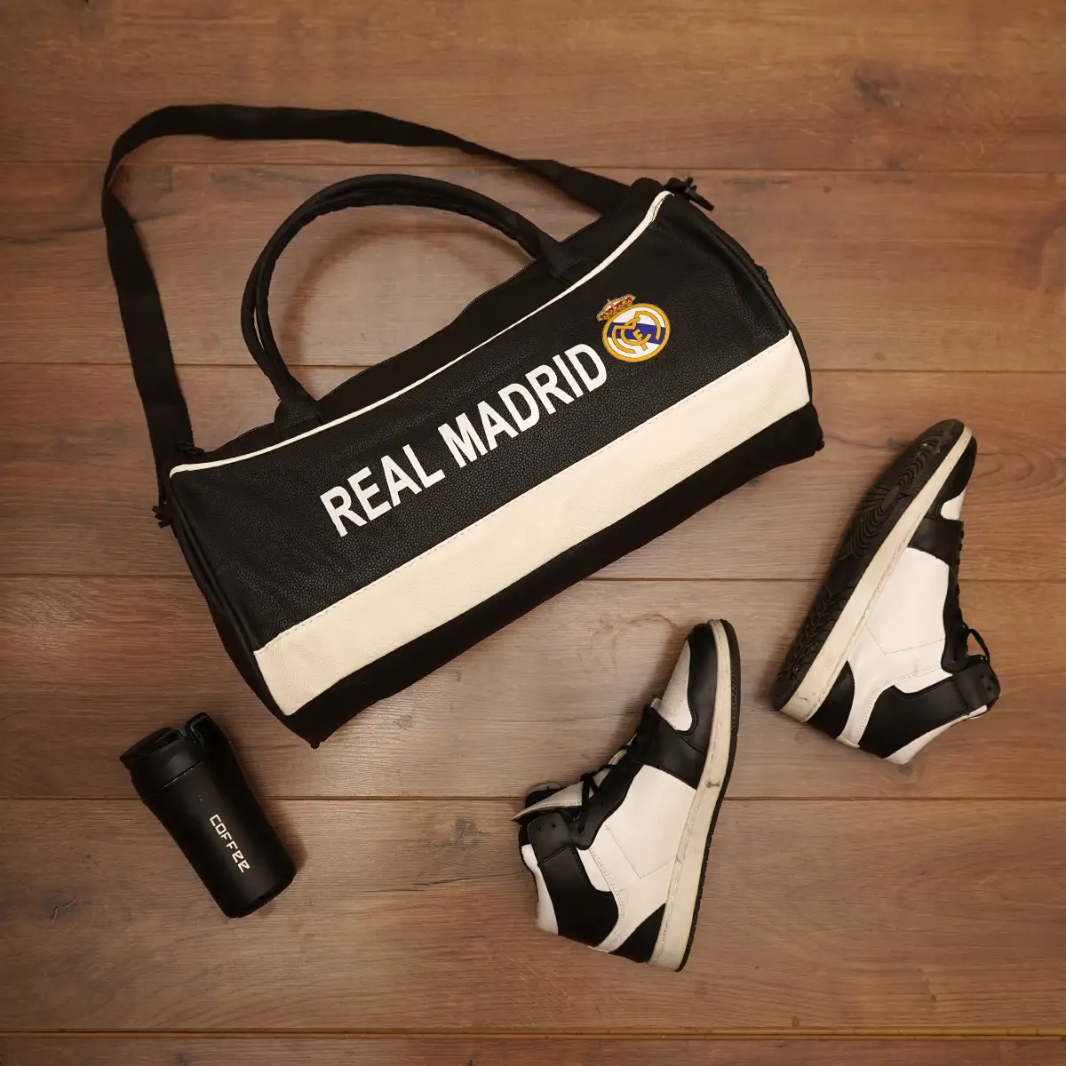 کیف ورزشی مشکی مدل Real Madrid