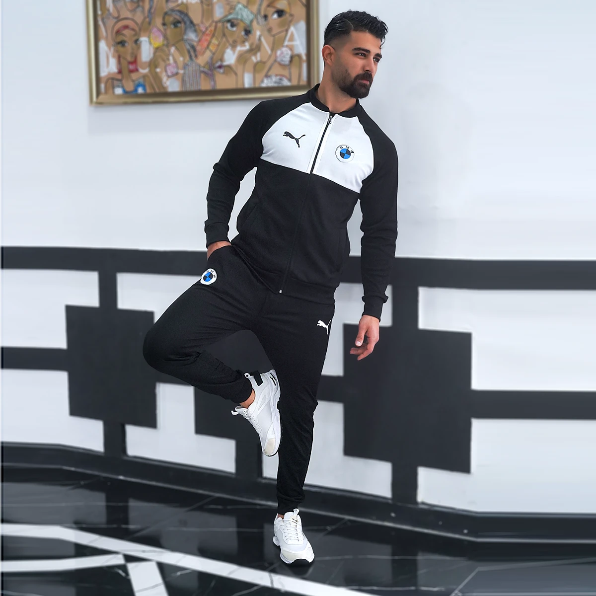 ست سوییشرت شلوار مردانه BMW مدل Rohan