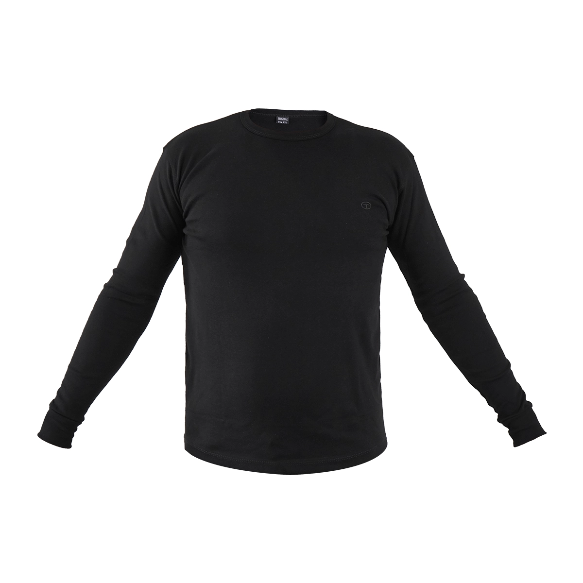 تیشرت مردانه آستین بلند مشکی مدل Tom Tailor