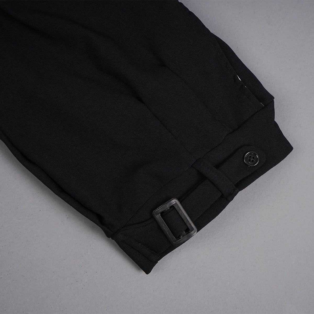 شلوار مردانه مشکی یک دکمه مدل Nivan