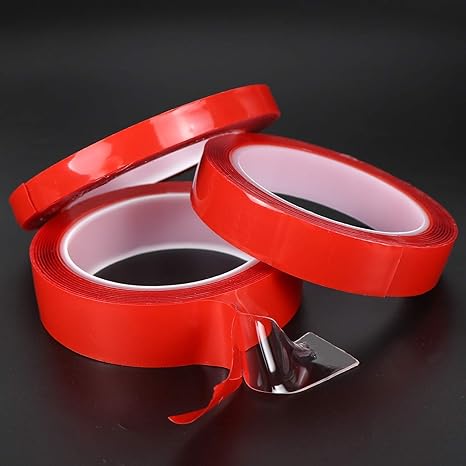 چسب قرمز دو طرفه شفاف