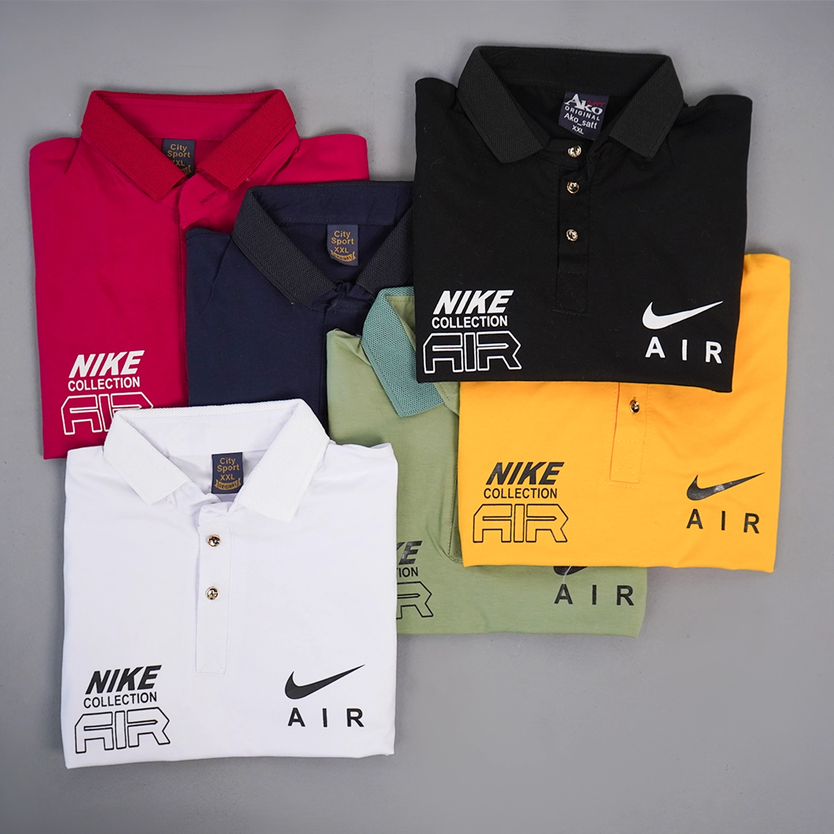 تیشرت مردانه مشکی مدل nike air collection