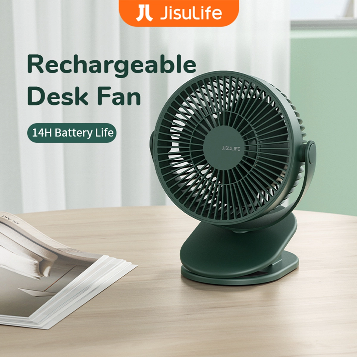 مینی پنکه شارژی گیره دار