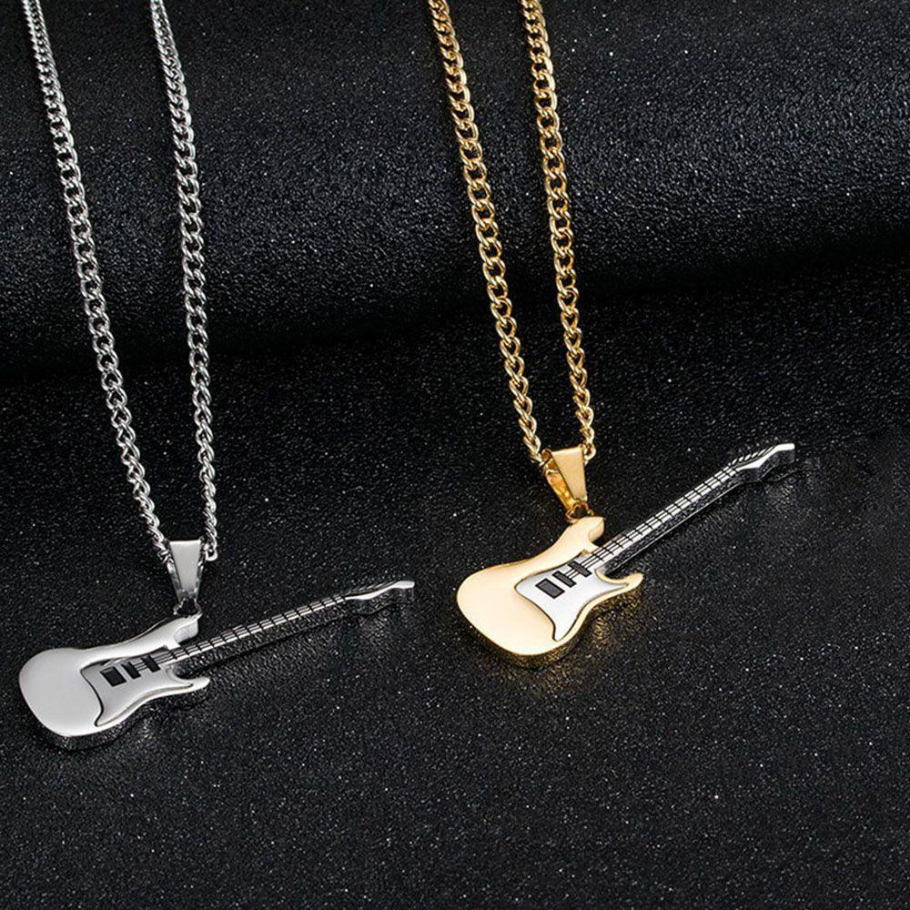 گردنبند گیتار (طلایی)