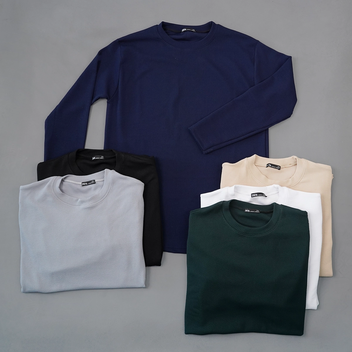 بلوز مردانه آستین بلند سبز مدل Atra