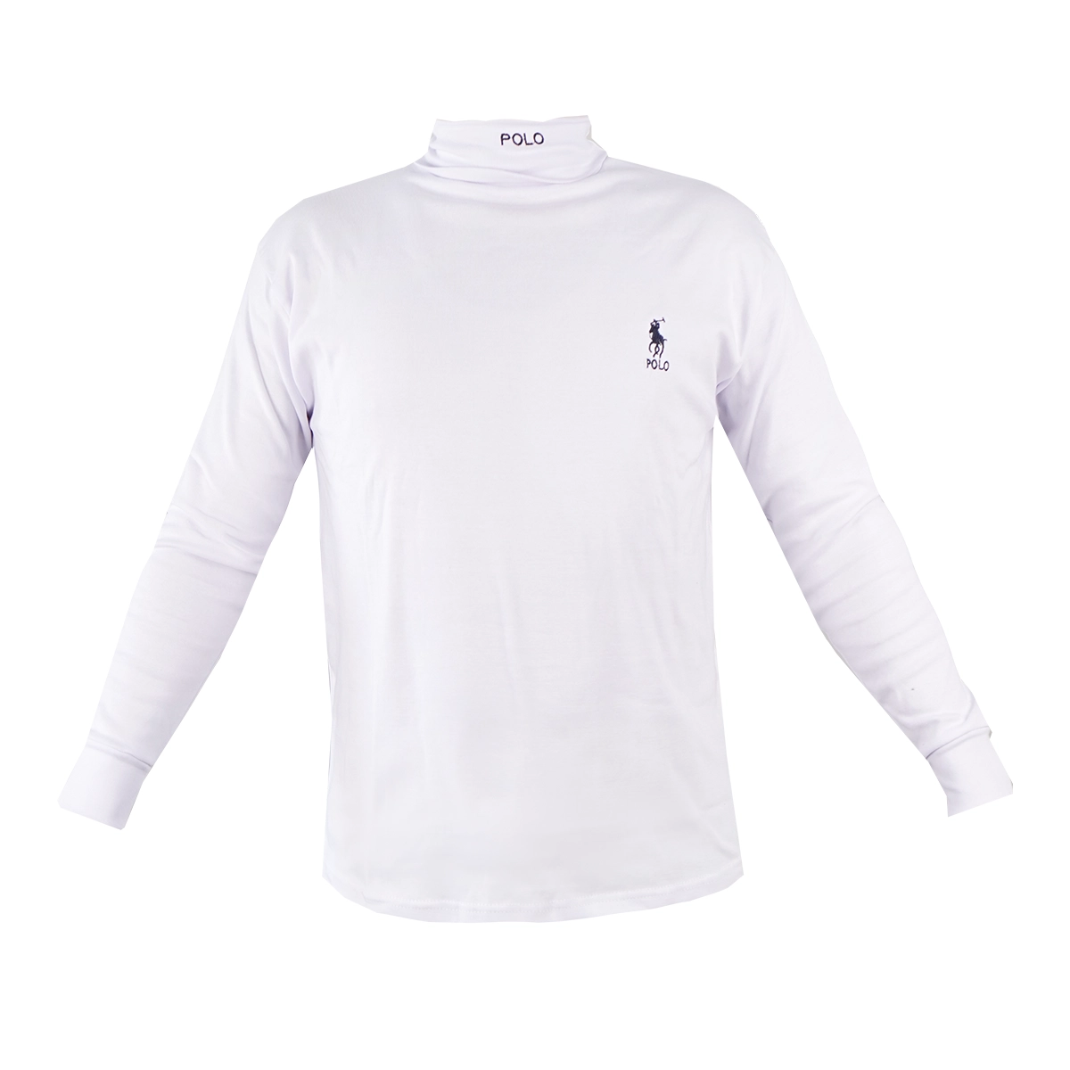 یقه اسکی مردانه سفید مدل POLO