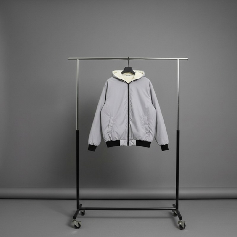 کاپشن ضدآب داخل خزتدی-طوسی