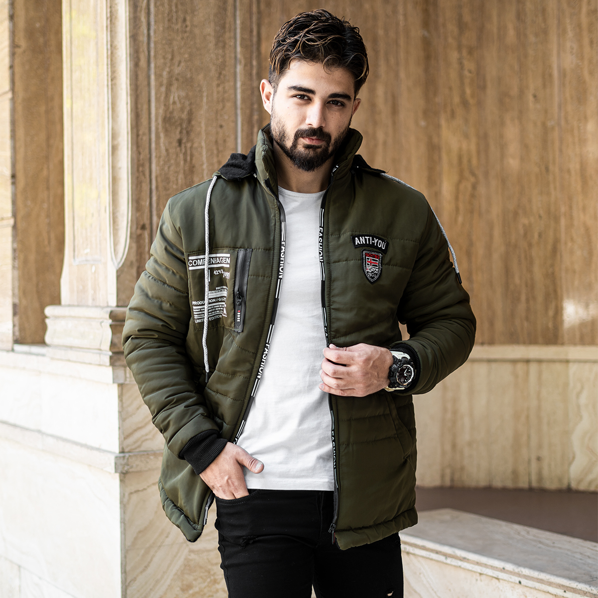 کاپشن مردانه مدل Fardad