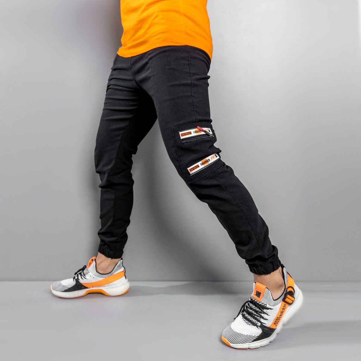 شلوار اسلش مردانه مشکی مدل Labro(T)