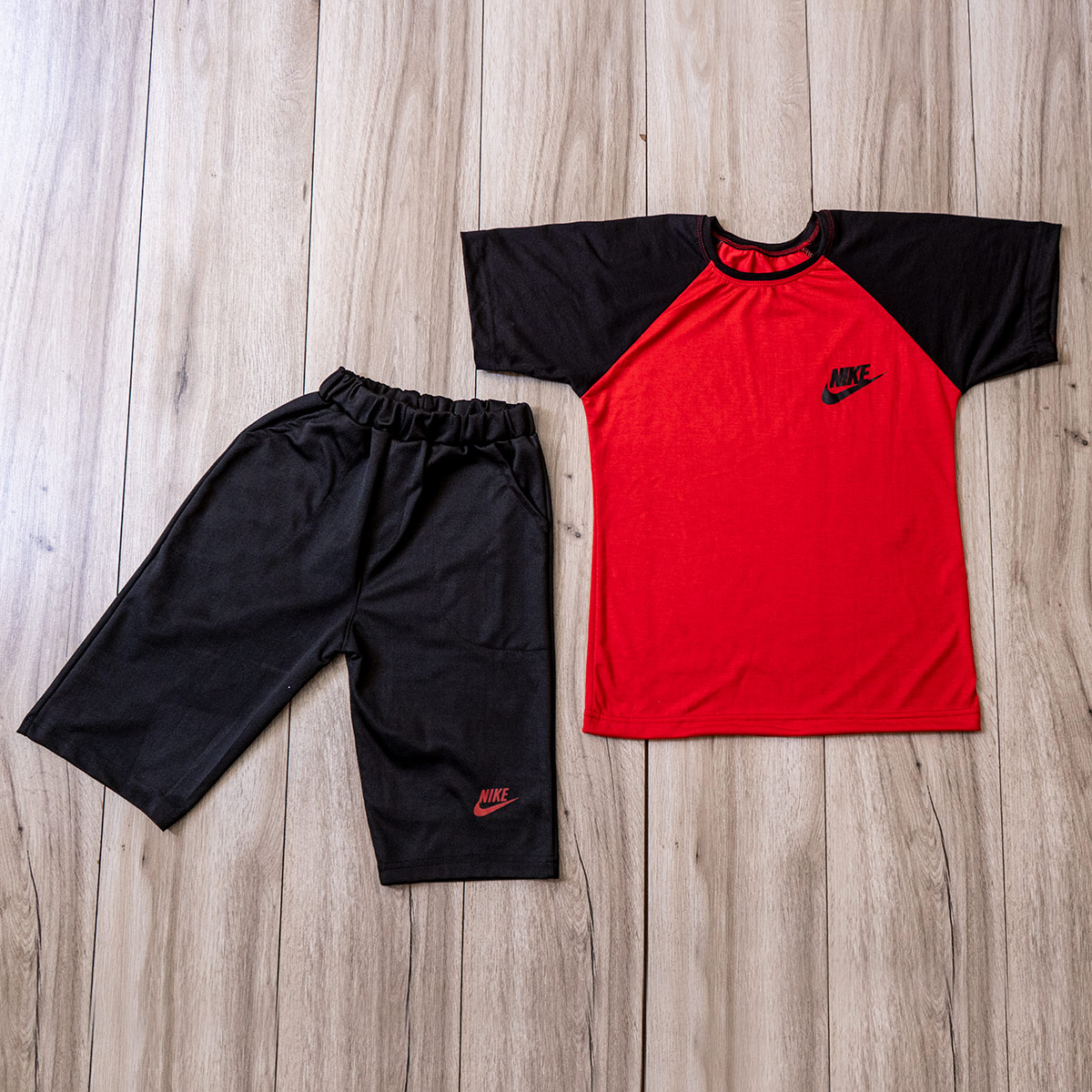 ست تیشرت شلوارک Nike بچگانه مدل z 130