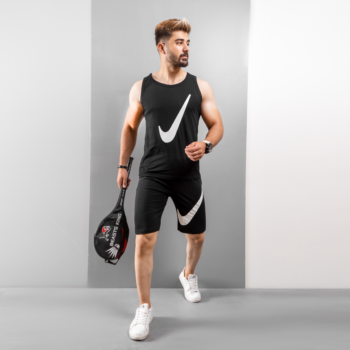 ست رکابی شلوارک Nike مردانه مدلMany