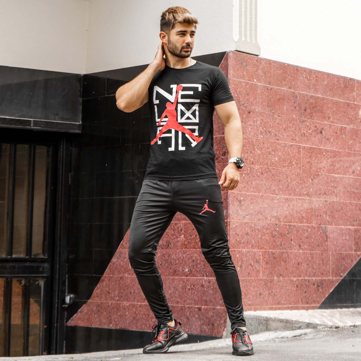 ست تیشرت شلوار جردن مردانه مدل Pakan