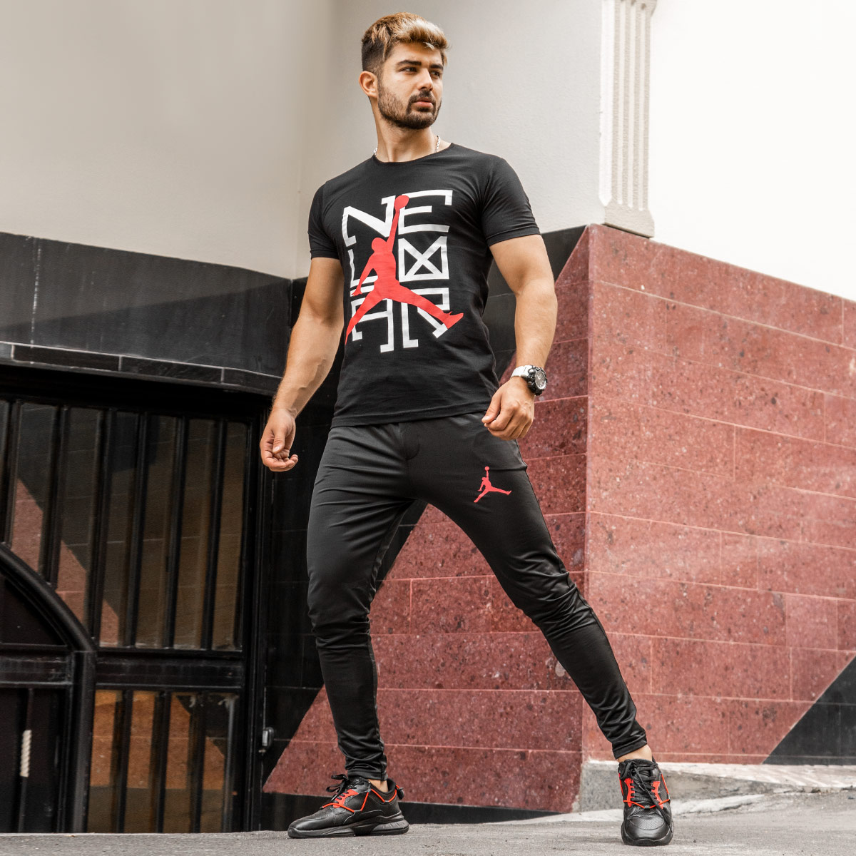 ست تیشرت شلوار جردن مردانه مدل Pakan