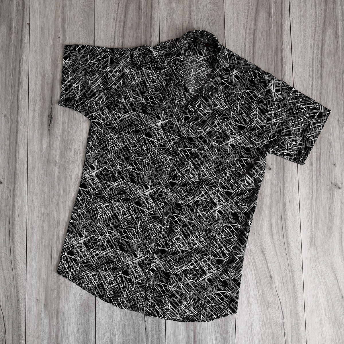 پیراهن هاوایی مردانه مدل Stripe