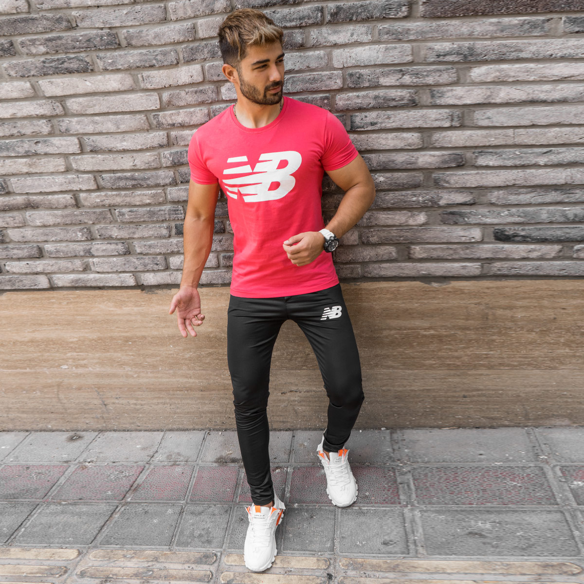 ست تیشرت شلوار نیوبالانس مردانه مدل Fango