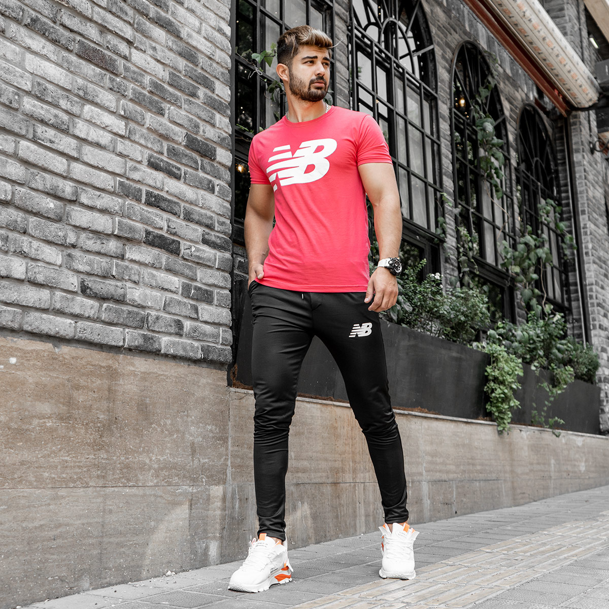 ست تیشرت شلوار نیوبالانس مردانه مدل Fango