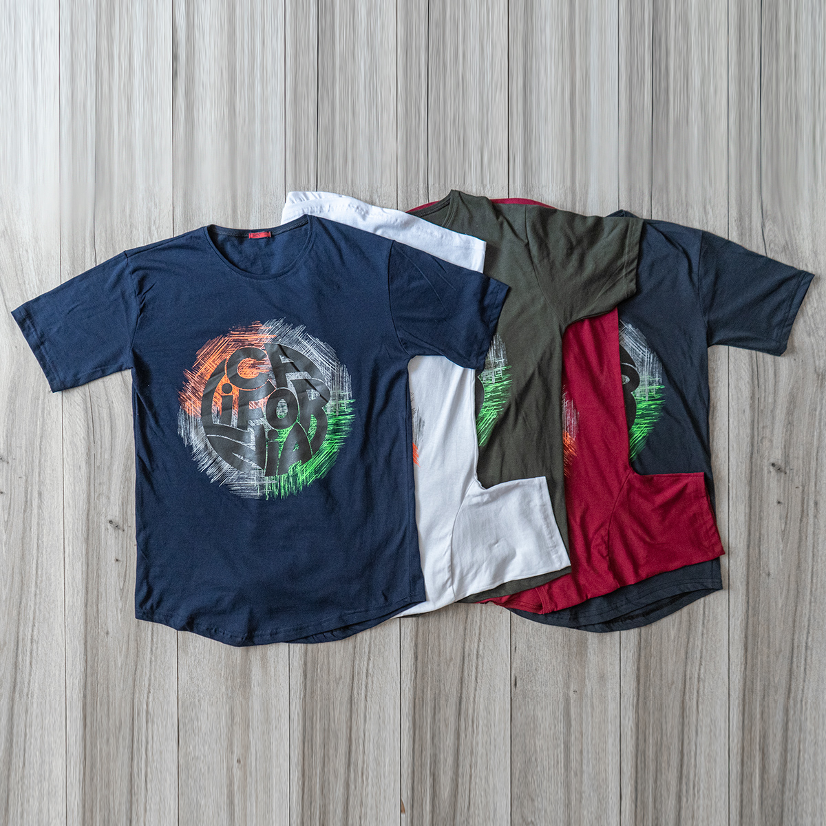 تیشرت مردانه طوسی مدل Coda