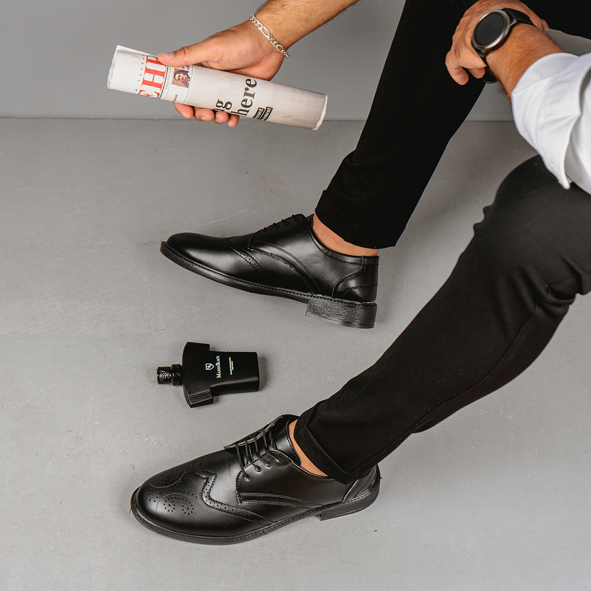 کفش رسمی مردانه مشکی مدل Ecco