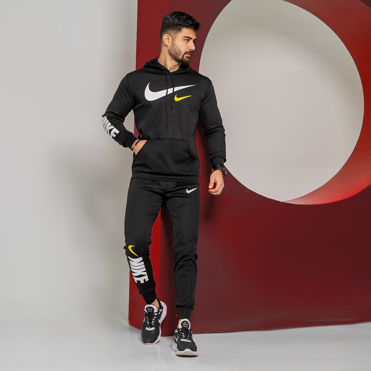ست هودی شلوار Nike مردانه مدل Floni