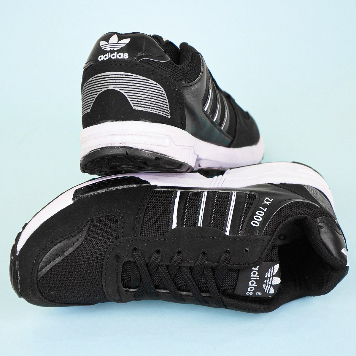 کفش ورزشی مردانه مشکی سفید مدل ZX7000